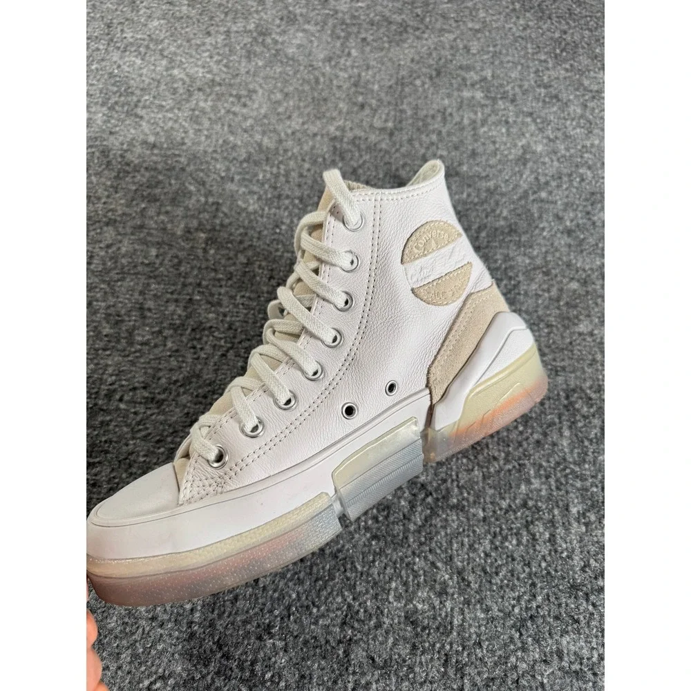 Converse Chuck Taylor All‎ Star CX 2-in-1 White Leather High Top Sneakers Shoes - Picture 3 of 12